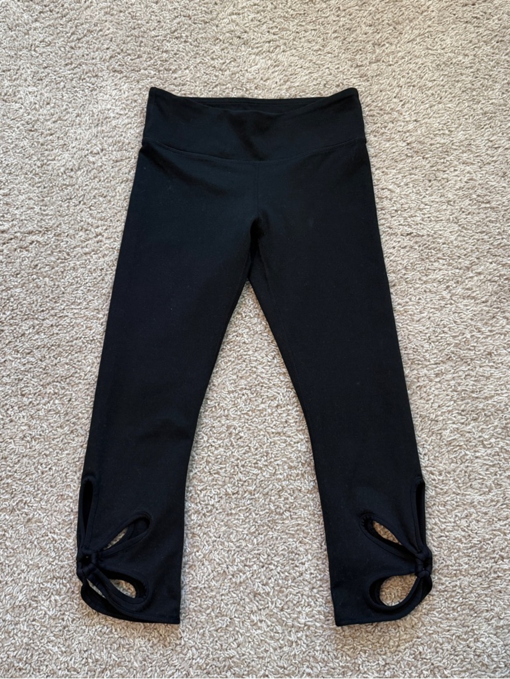 Fabletics Black High-Rise Cropped Leggings